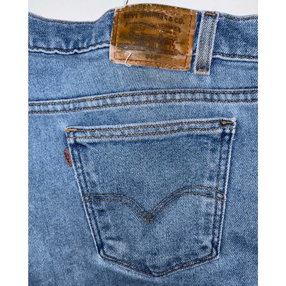 Vintage Levi’s 540 blue denim W42 L34 orange tag Flex - Picture 4 of 4